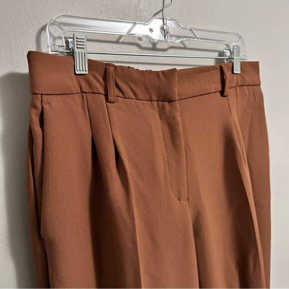 Cynthia Rowley Casual Straight Leg Relaxed High Waist Pants Trousers Women 12 - Picture 3 of 7